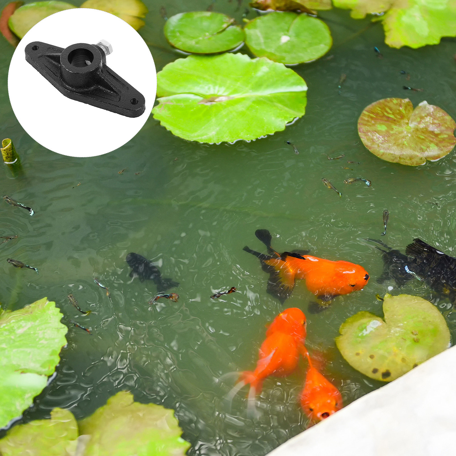 Fish Pond Aerator - Manivela de repuesto negra para carrete