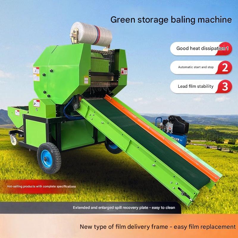 Silage Baler Machine - Máquina Enfardadora Hidráulica de Ensilaje, Enfardadora